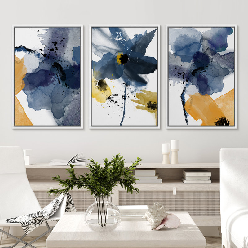 ts！キャンバスアート Abstract+Botanical+Watercolor+